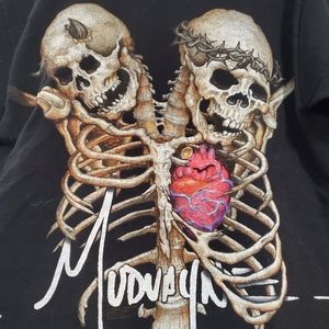 Vintage Mudvayne Twin skeleton shirt circa 2002